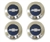 1971 - 1972 Chevelle 5-Spoke Wheel Center Caps Set