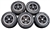 1971 - 1972 Chevelle Wheels Set, 5-Spoke, 5 Wheels, GM Original Used