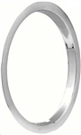 1971 - 1972 Chevelle 15 x 7 Wheel Trim Ring, Brushed Stainless Steel Finish, Each