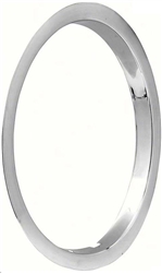 1971 - 1972 Chevelle 15 x 7 Wheel Trim Ring, Brushed Stainless Steel Finish, Each