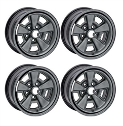 1971 - 1974 Chevelle 5 Spoke Wheel Kit - Set of 4, New