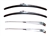 1968 - 1972 Nova Windshield Wiper Arms and Blades Kit, Brushed Finish
