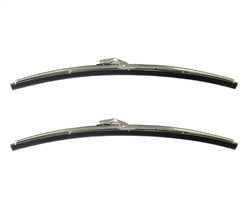 1964 - 1967 Chevelle 15" Stainless Steel Windshield Wiper Blades, OE Style Pair