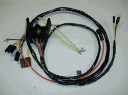 1969 Nova Engine Wiring Harness, V8 Small Block With Warning Lights