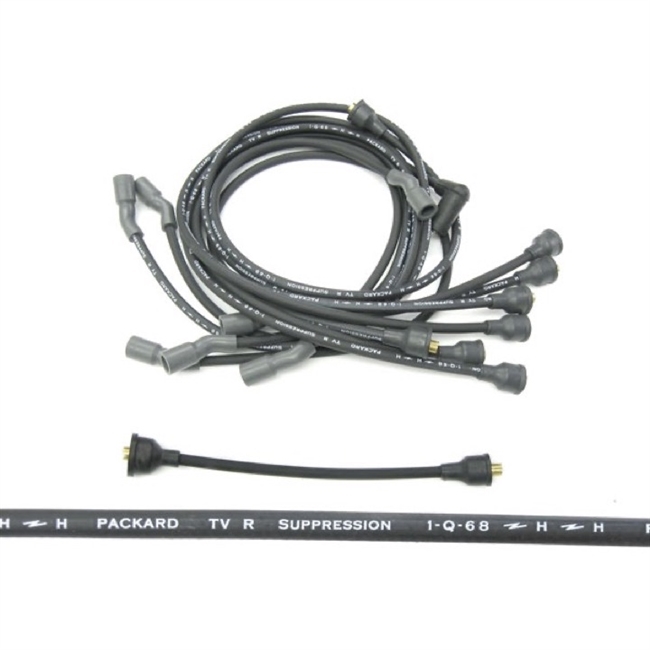 1968 Correct Original Packard Style Date Coded BB V8 Spark Plug Wire Set, 1-Q-68