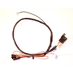 1966 Chevelle Manual Transmission Main Console Wiring Harness, Used With Console Extension Wire