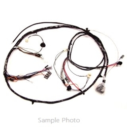 1966 Chevelle Front Headlight Wiring Harness, With Factory Gauges