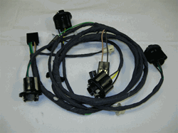 1968 Nova Rear Body Tail Light Wiring Harness, Without Under Dash Courtesy Lights