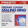 Presto Pressure Cooker Gasket 9918