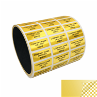Golden Security Point of Sale Tamper Evident Label, Golden Security Point of Sale Tamper Evident Sticker, Golden Security Point of Sale Tamper Evident Seal