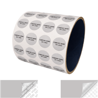 Custom Print Metallic Security labels, Custom Print Metallic Security stickes
