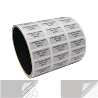 Custom Print Metallized Security labels, Custom Print Metallized Security stickes