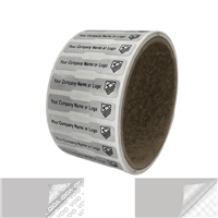 Silver Matteenen Security POS Tamper Evident Label, Silver Matteenen Security POS Tamper Evident Sticker, Silver Matteenen Security POS Tamper Evident Seal
