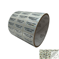 UL Warranty Labels Stickers, UL Warranty Labels, UL Warranty Tags, UL Warranty Seals