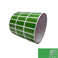 250 Green TamperColorÂ® Tamper Evident Security Label Seal Sticker, Rectangle 1"x 0.375" (25mm x 9mm).