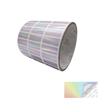 250 Rainbow TamperColorÂ® Tamper Evident Security Label Seal Sticker, Rectangle 1"x 0.375" (25mm x 9mm).