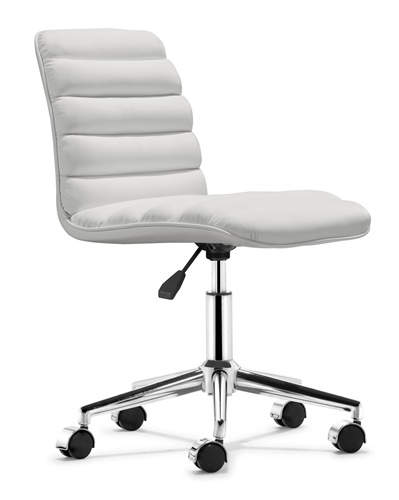 Admire White Modern Office Chair *