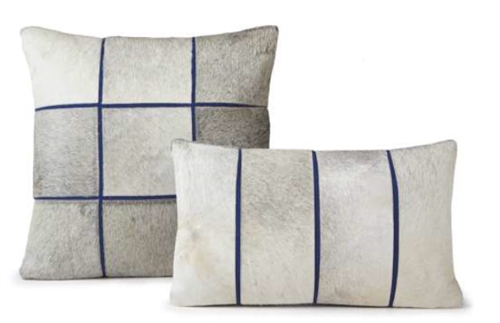 Modern Segments Cowhide Pillows