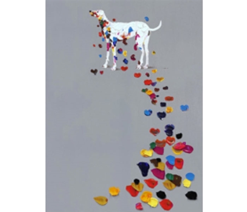 Spring Dog  35" x 47" available at MH2G