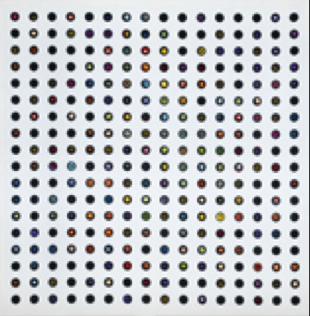 Dots 27.5" x 27.5" artwork available at MH2G