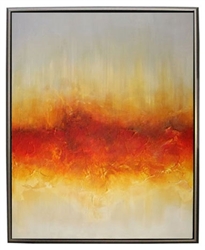 Jupiter  Modern Art  with Silver Floating Frame available at Modern Home 2 Go