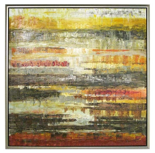 Tribeca  Modern Art  with Silver Floating Frame available at Modern Home 2 Go