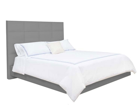 The Palermo Bed is now available in premium leather for the ultimate in comfort and luxury. With deep tufting and a large headboard, this bed is sure to elevate any bedroom from drab to fab. Choose from Queen or King size in classic white or grey leather,