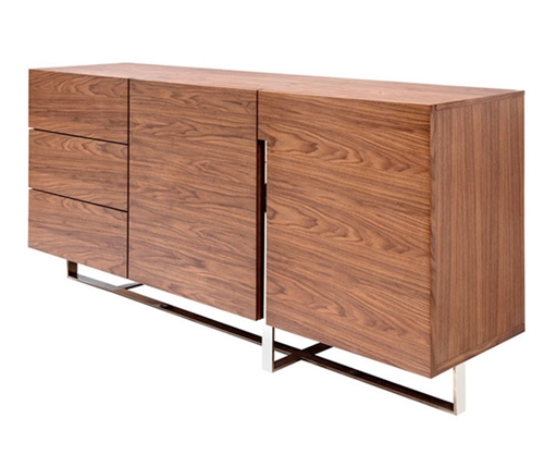 Lugo Modern Buffet in Walnut