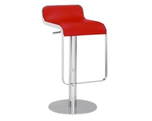 Equino Modern Barstool in Red Discontinued