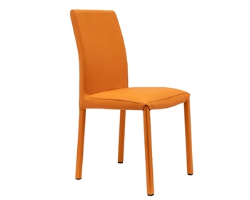 Messe Modern Dining Chair in Orange