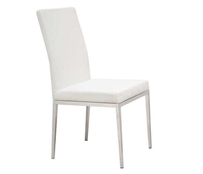 Rivola Dining Chair white leatherette - FINAL SALE - NO RETURNS