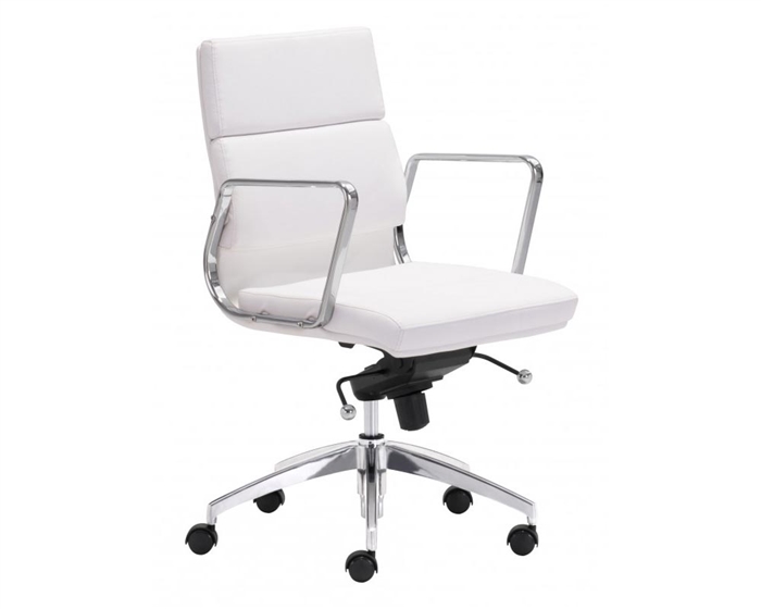 Engineer Modern Low Back Office Chair White