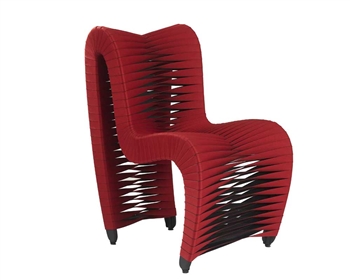 Seat Belt Modern Dining Chair RED