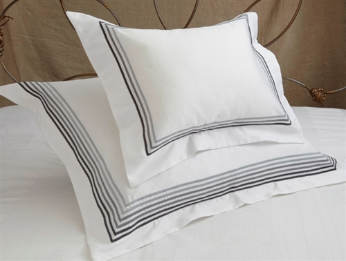 Horizon Duvet Set KIng- Sky Trim