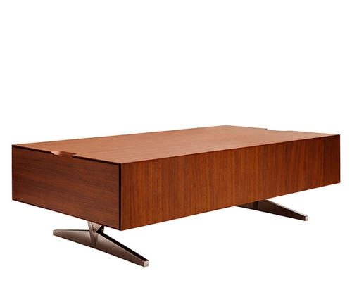 Avola Modern Coffee Table in Walnut