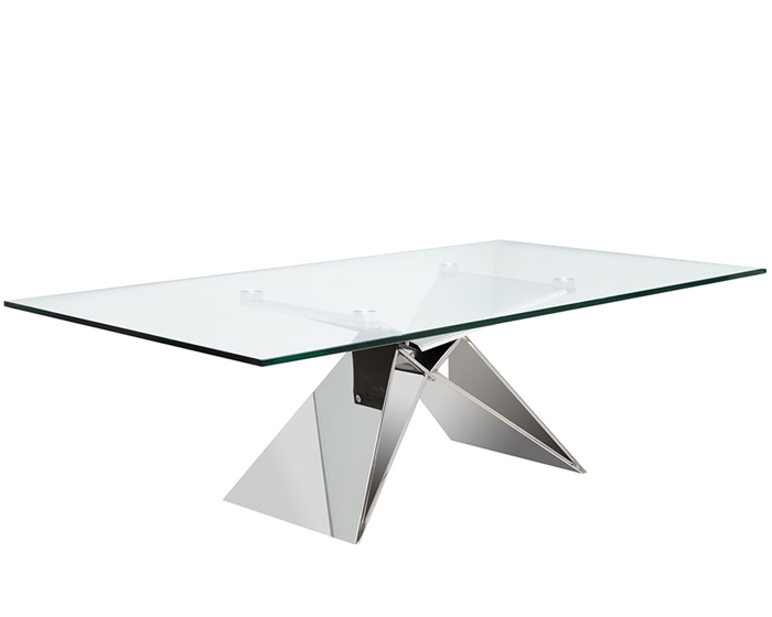 Spezia Modern Coffee Table tempered Glass Top