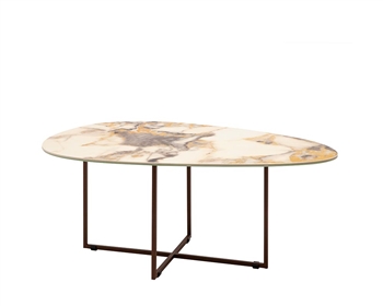 Ginni Modern Ceramic Top Coffee Table