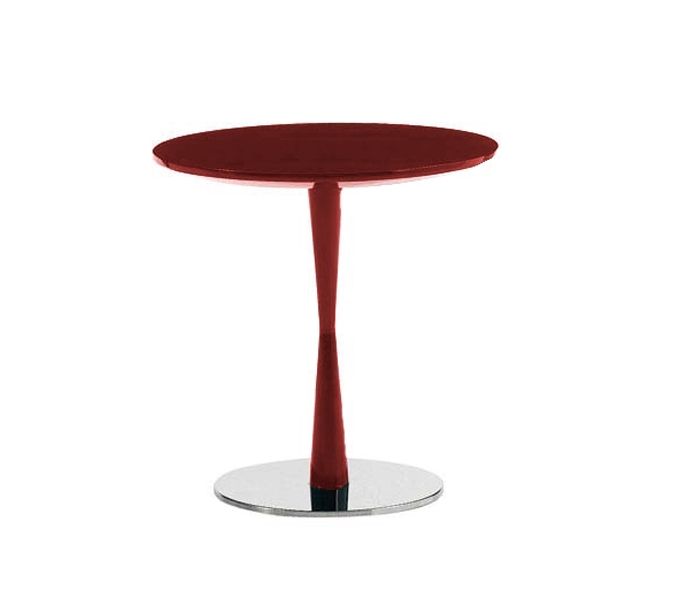 Piro Modern Side Table in Red OUTLET