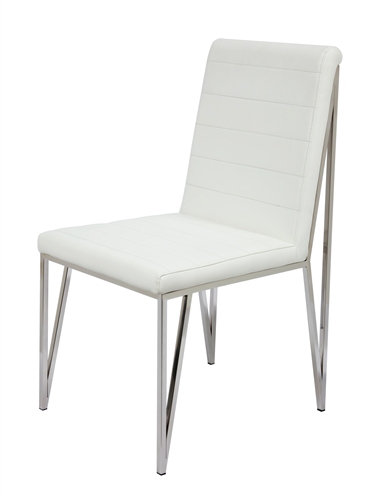 Tarino Dining Chair in White - FINAL SALE - SOLD AS IS - NO RETURN