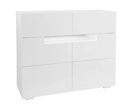 Citra Modern Cabinet in White Lacquer