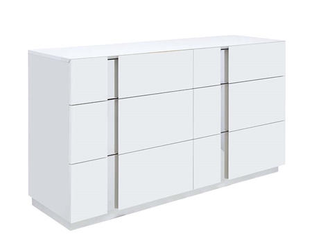 Mesola Modern Dresser White