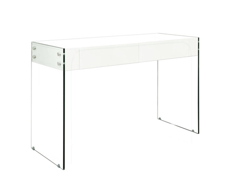 Lucca Modern Console Table in White