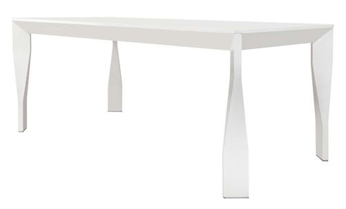 Cesano Modern Dining Table in White