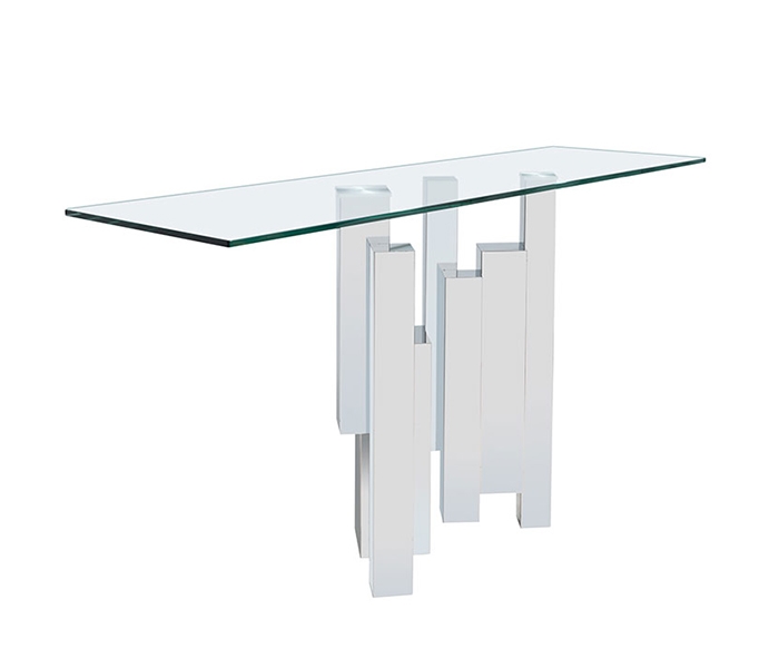 Sanremo Glass Modern Console Table