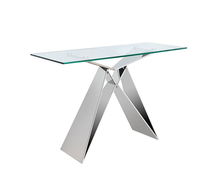 Spezia Glass Modern Console Table