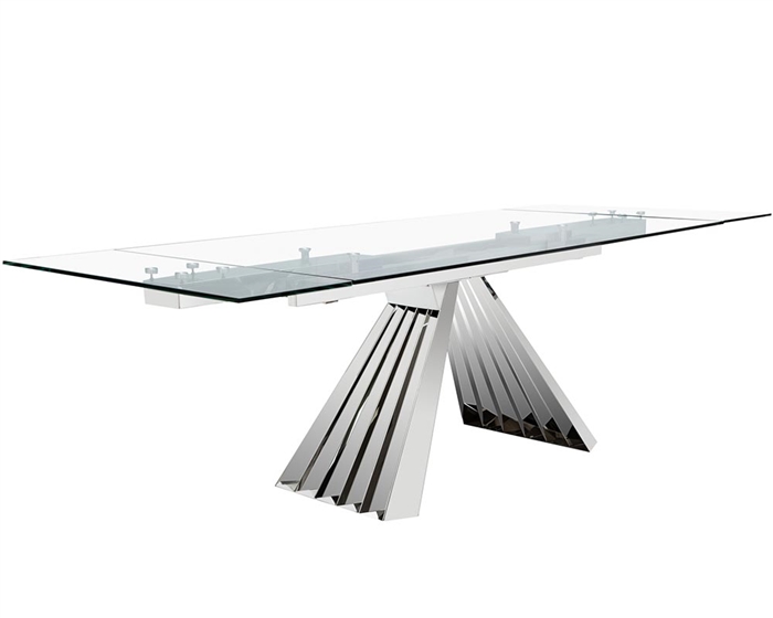Turin Rectangular Modern Expandable Dining Table