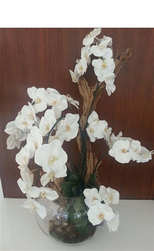 White Orchid Bowl