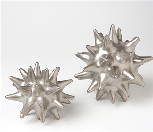 Urchin Matte Silver Small