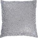 Glamour pillow in Cotton Frabric with Beaded Details. Includes poly insert