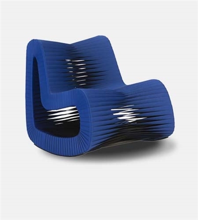 Seat Belt Rocking Chair BLUE/BLACK